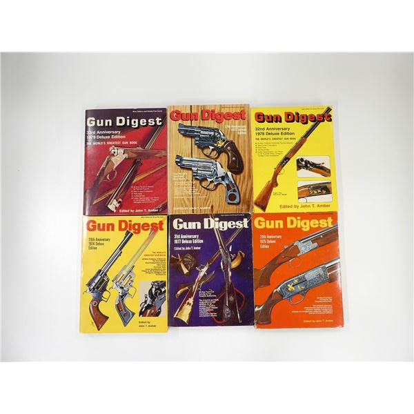 ASSORTED "GUN DIGEST" BOOK LOT