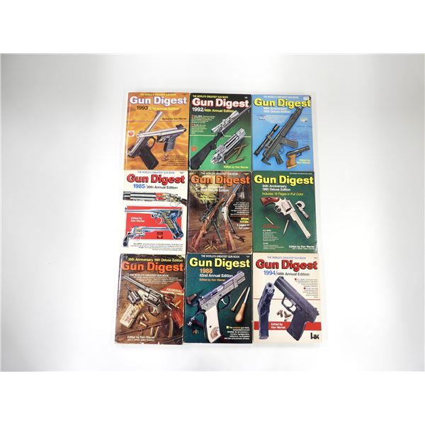 ASSORTED "GUN DIGEST" BOOK LOT