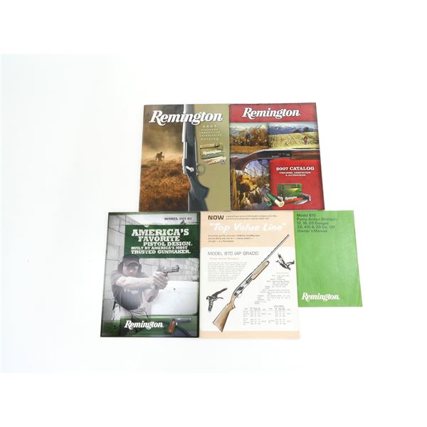 ASSORTED REMINGTON CATALOGUE / ETC. LOT