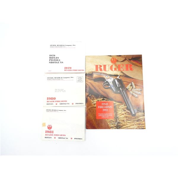 ASSORTED RUGER CATALOGUE LOT