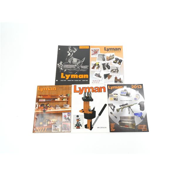 ASSORTED LYMAN CATALOGUE LOT