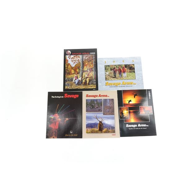 ASSORTED SAVAGE ARMS CATALOGUE LOT