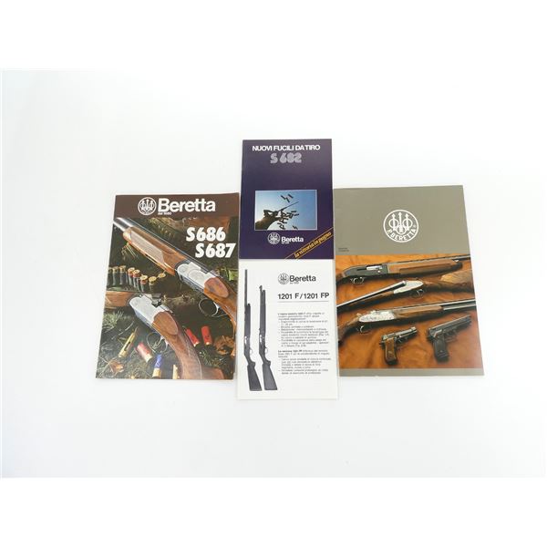 ASSORTED BERETTA BROCHURE / ETC. LOT