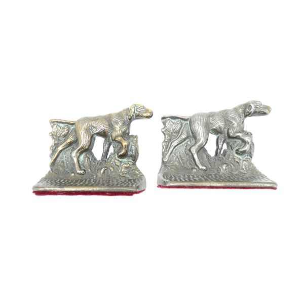DOG BOOKEND SET