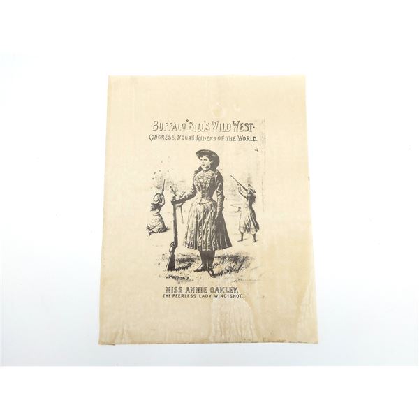 "BUFFALO BILL'S WILD WEST, CONGRESS ROUGH RIDERS OF THE WORLD" ADVERTISEMENT POSTER