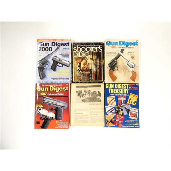 ASSORTED "GUN DIGEST" AND "SHOOTER'S BIBLE" CATALOGUE LOT