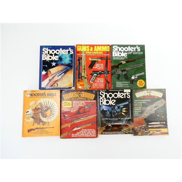 ASSORTED "SHOOTER'S BIBLE" AND "GUNS & AMMO" CATALOGUE LOT
