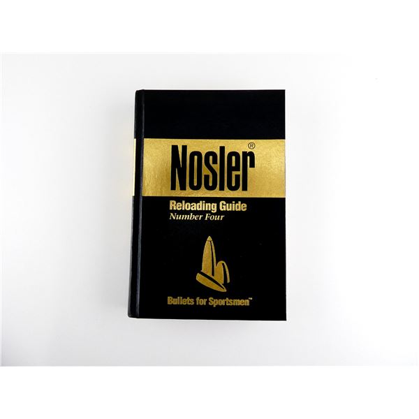 "NOSLER RELOADING GUIDE NUMBER FOUR" BOOK