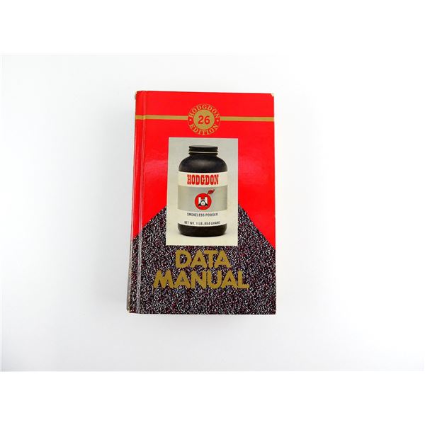 "HODGDON DATA MANUAL NO. 26" BOOK