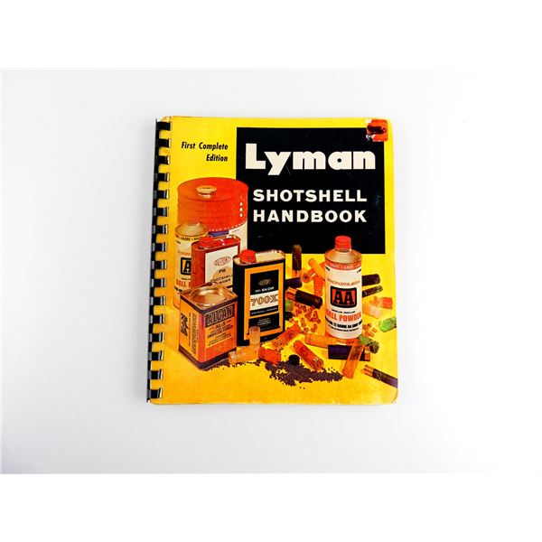"LYMAN SHOTSHELL HANDBOOK, FIRST COMPLETE EDITION" BOOK