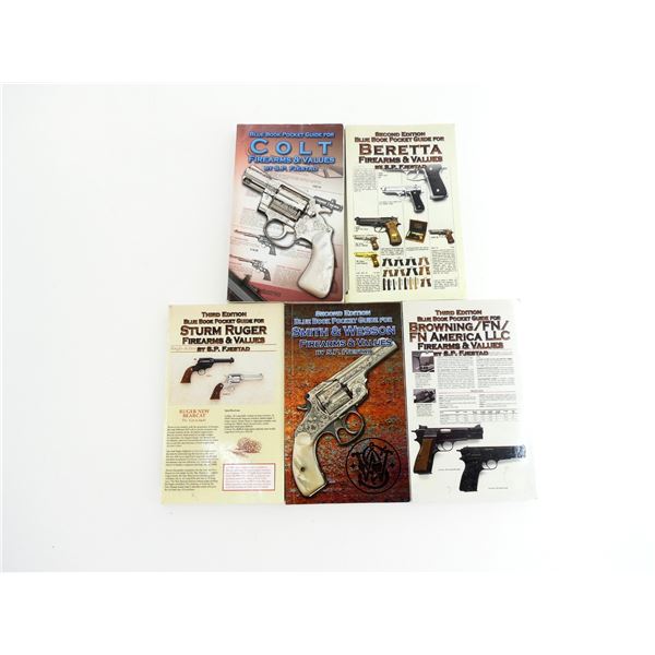 ASSORTED FIREARMS "BLUE BOOK POCKET GUIDE" BOOK LOT
