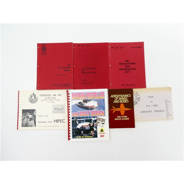 ASSORTED AIRCRAFT BOOK LOT