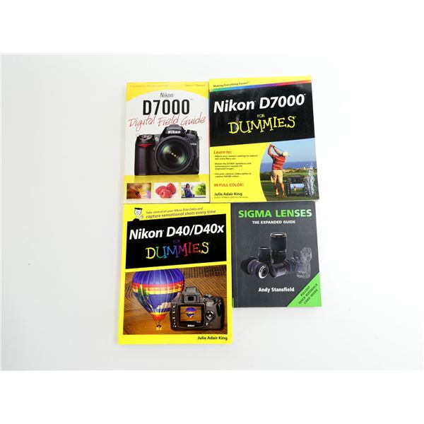 ASSORTED NIKON CAMERA / ETC. BOOK LOT