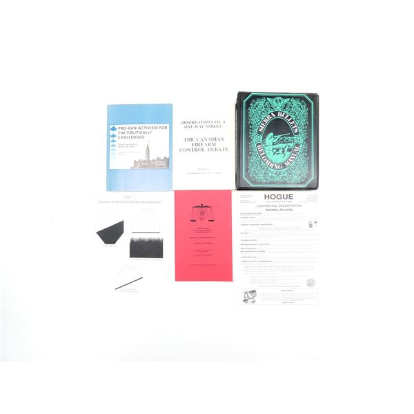 ASSORTED FIREARMS BOOK / ETC. LOT