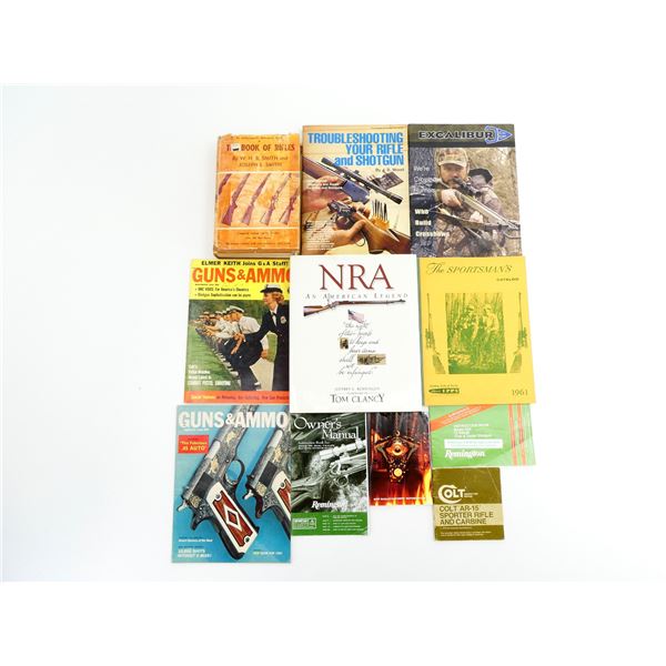 ASSORTED FIREARMS BOOKS LOT