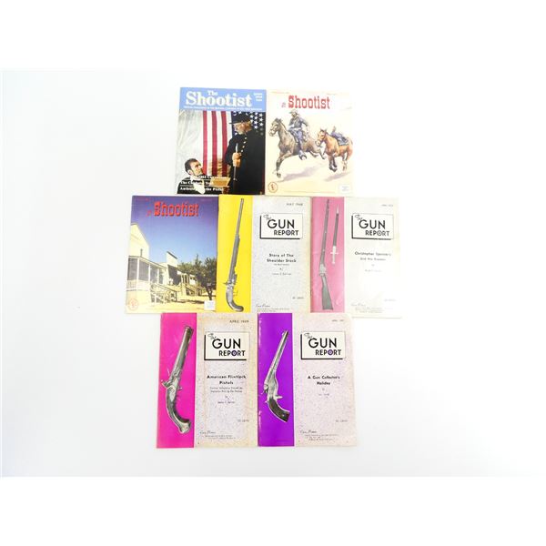 ASSORTED "THE GUN REPORT" AND "THE SHOOTIST" MAGAZINES LOT