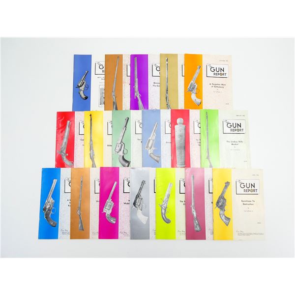 1981-82 "THE GUN REPORT" SERIES BOOK LOT