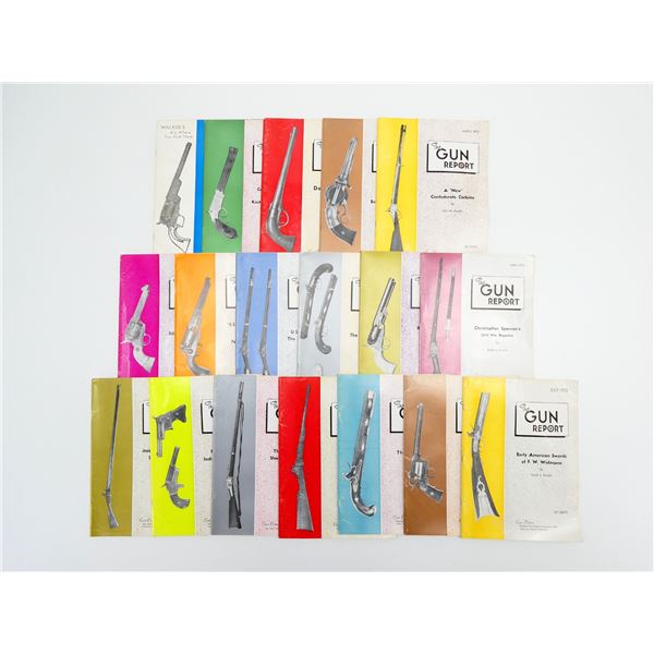 1972-73 "THE GUN REPORT" SERIES BOOK LOT