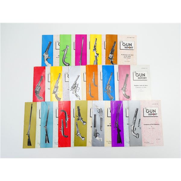 1969-70 "THE GUN REPORT" SERIES BOOK LOT