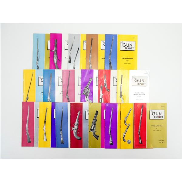 1963-64 "THE GUN REPORT" SERIES BOOK LOT