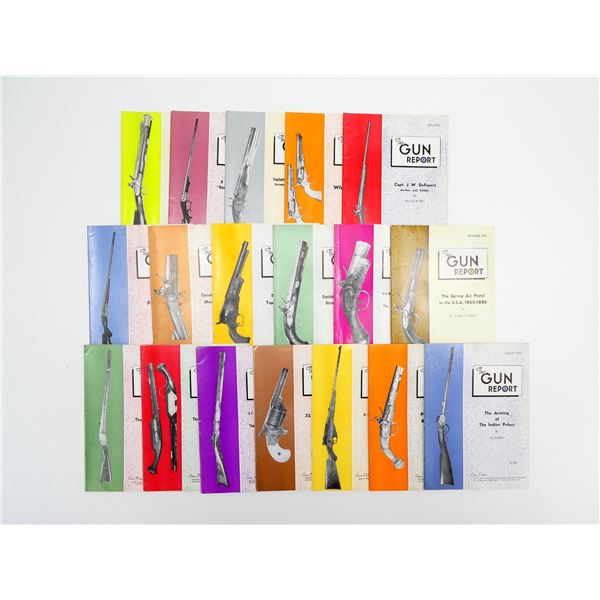 1975-76 "THE GUN REPORT" SERIES BOOK LOT