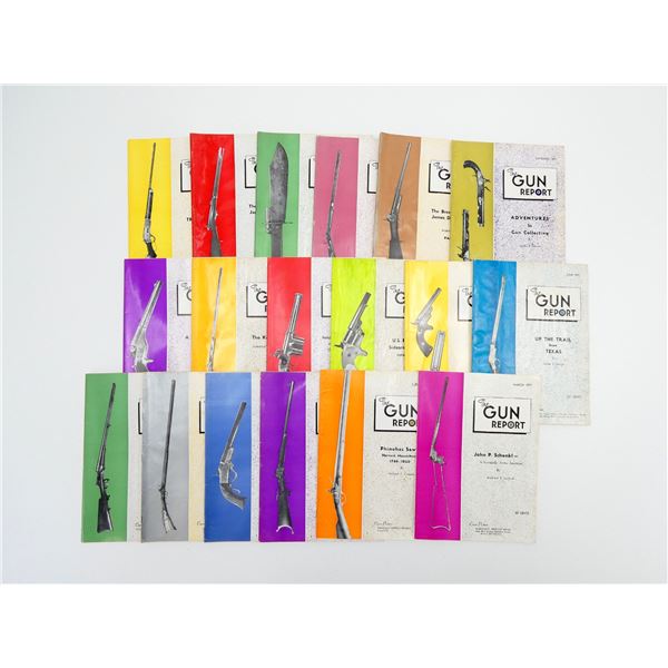 1971-72 "THE GUN REPORT" SERIES BOOK LOT