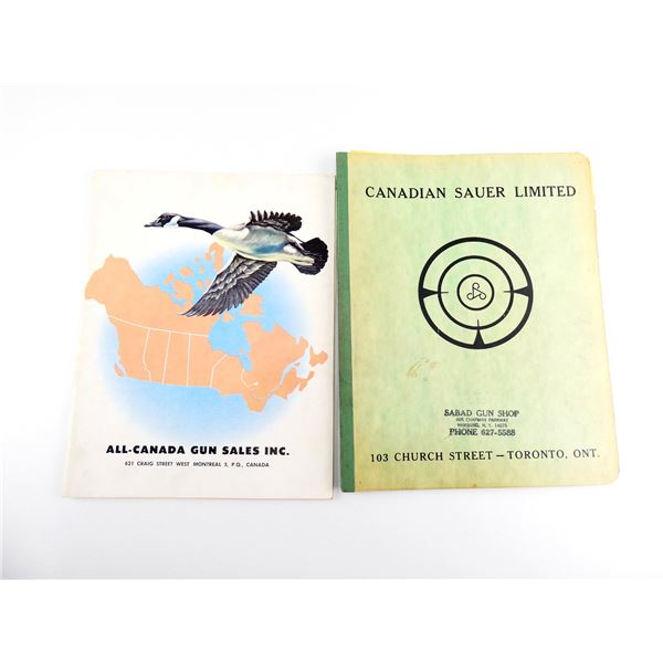 ASSORTED FIREARMS CATALOGUE LOT