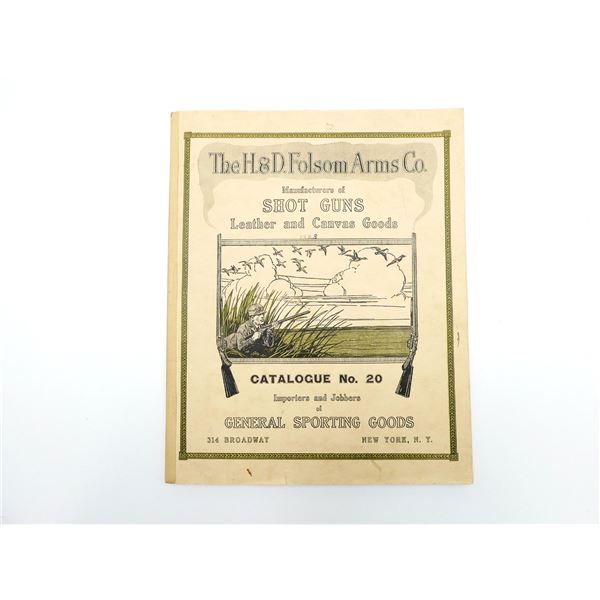 "THE H.&D. FOLSOM ARMS CO." CATALOGUE NO. 20