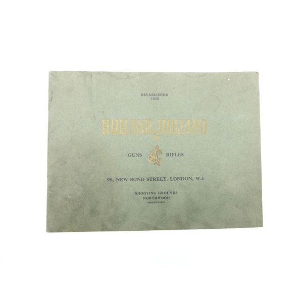 "HOLLAND & HOLLAND" CATALOGUE