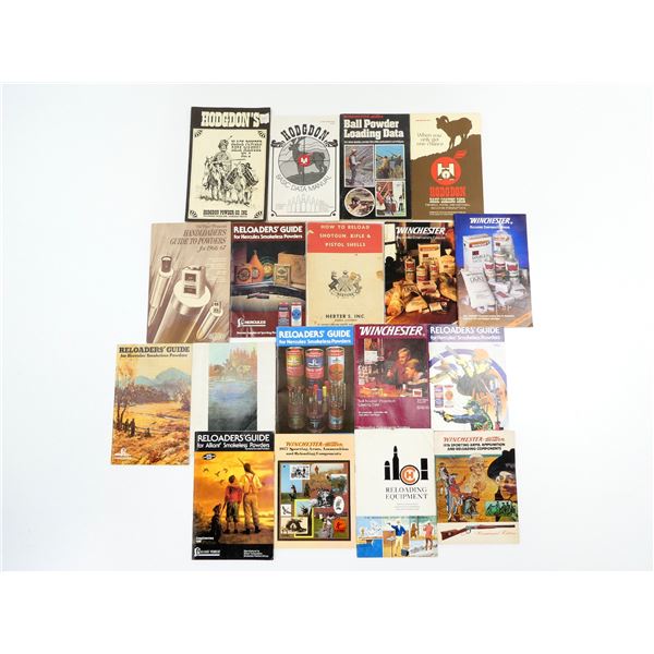ASSORTED RELOADING MANUAL LOT