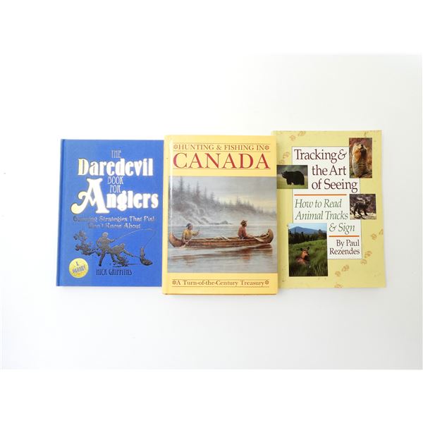 ASSORTED HUNTING AND FISHING BOOK LOT