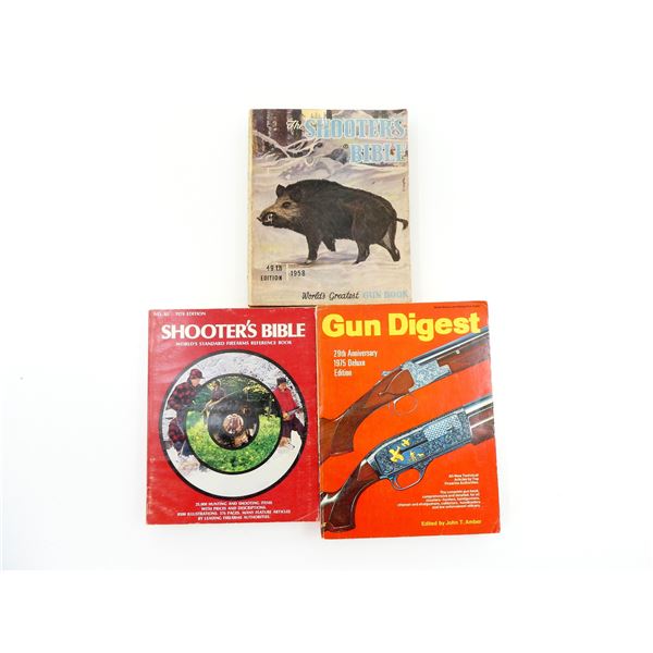 ASSORTED "GUN DIGEST" AND "SHOOTER'S BIBLE" CATALOGUE LOT