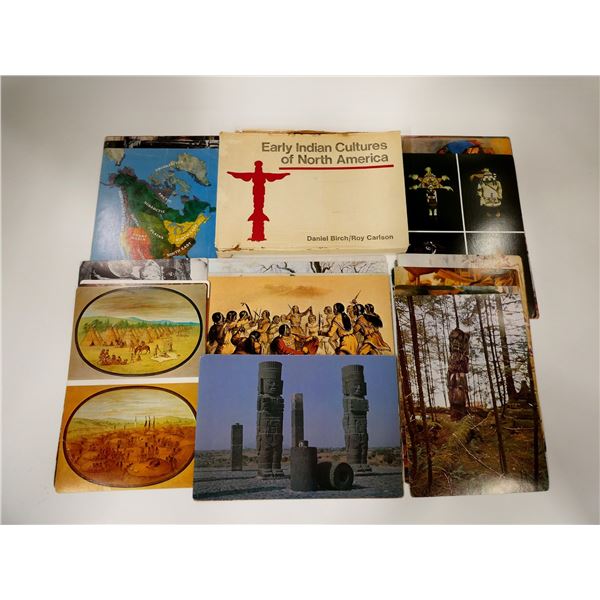"EARLY INDIAN CULTURES OF NORTH AMERICA" FLASHCARD LOT