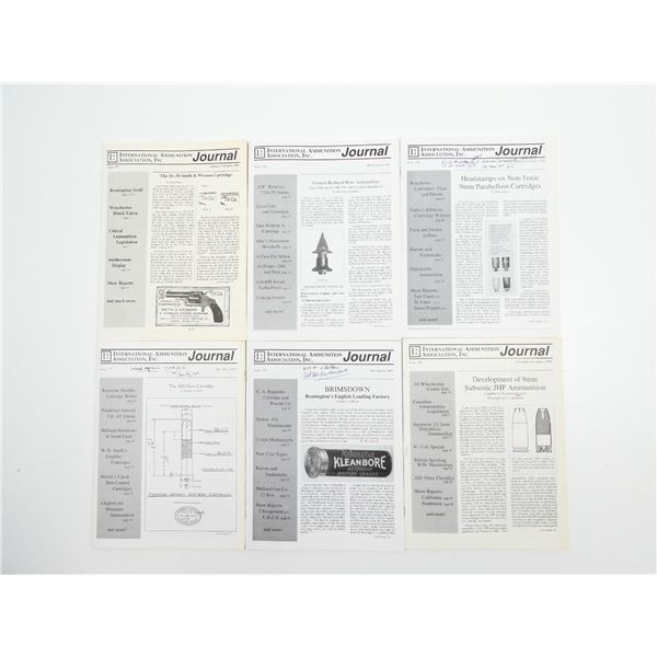 ASSORTED "INTERNATIONAL AMMUNITION ASSOCIATION INC." JOURNAL SERIES LOT