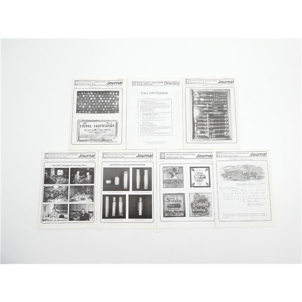 ASSORTED "INTERNATIONAL AMMUNITION ASSOCIATION INC." JOURNAL / ETC. SERIES LOT