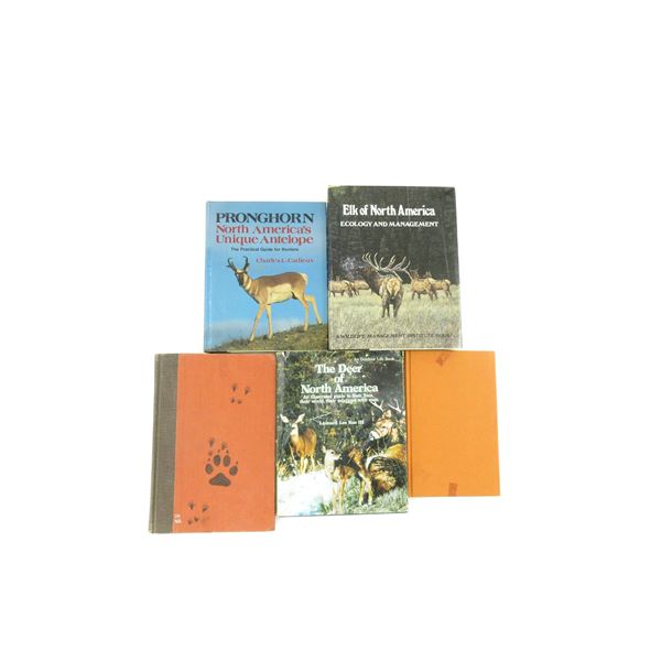 ASSORTED NORTH AMERICAN WILDLIFE BOOK LOT
