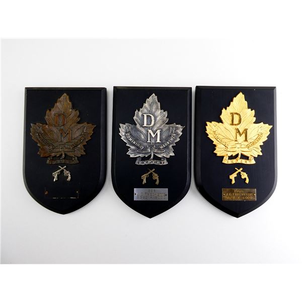 VINTAGE DOMINION MARKSMEN EXPERT AWARDS LOT