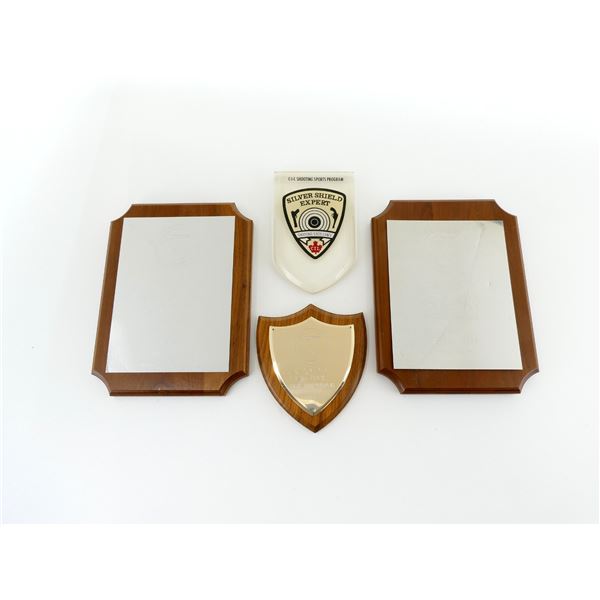 ASSORTED MARKSMAN PLAQUE / AWARD LOT
