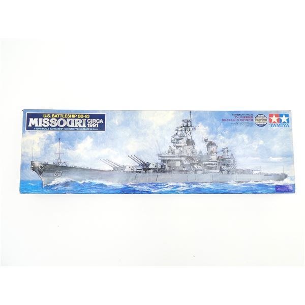 U.S. BATTLESHIP BB-63 MISSOURI MODEL KIT
