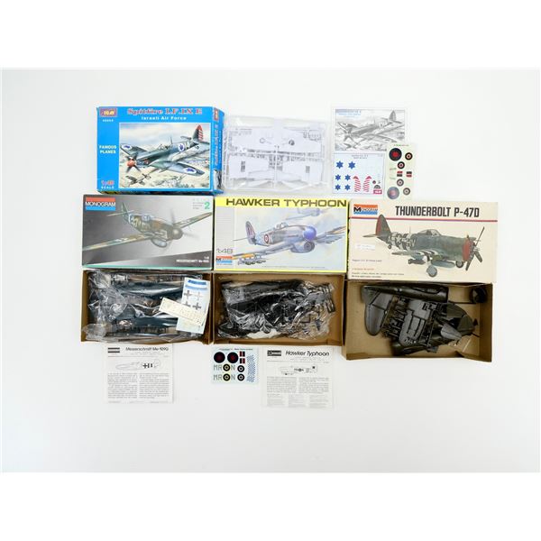 ASSORTED AIRCRAFT MODEL KIT LOT