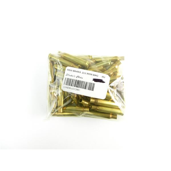 NEW NON-PRIMED REMINGTON .222 REM MAG BRASS CASES LOT