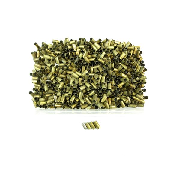 NON-PRIMED ASSORTED BRASS AND NICKEL CASES LOT