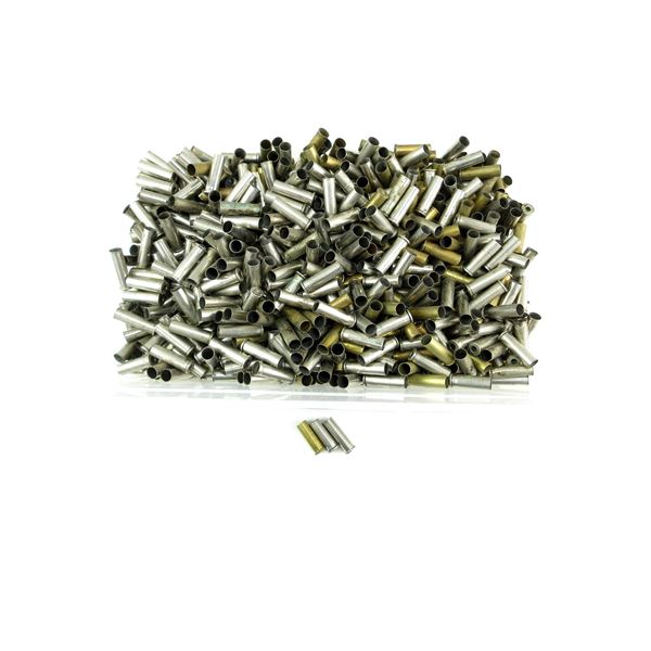 NON-PRIMED ASSORTED .38 SPL / .38 S&W AND .357 MAG BRASS / NICKEL CASES LOT