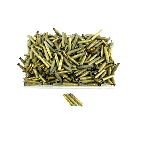 NON-PRIMED ASSORTED .30-30 WIN / .308 WIN AND .30-06 SPRG BRASS CASES LOT