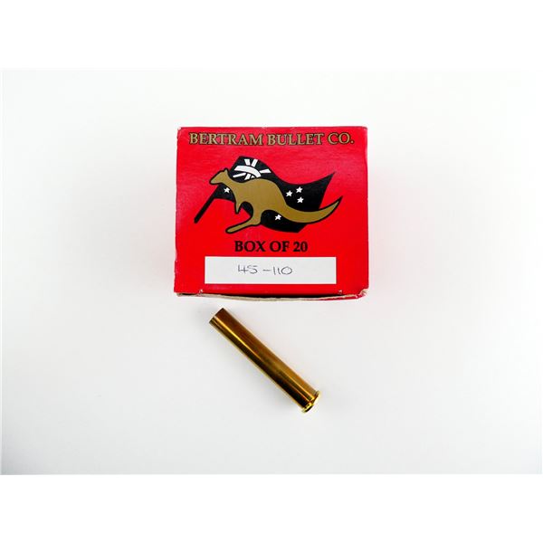 NEW NON-PRIMED BERTRAM BULLET .45-110 BRASS CASES LOT