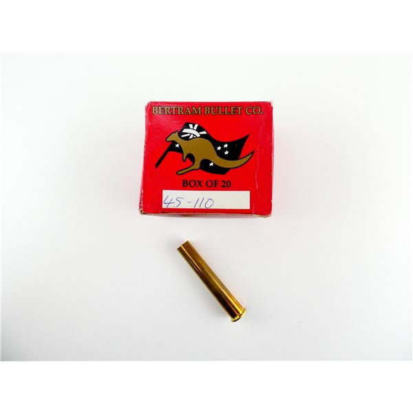 NEW NON-PRIMED BERTRAM BULLET .45-110 BRASS CASES LOT
