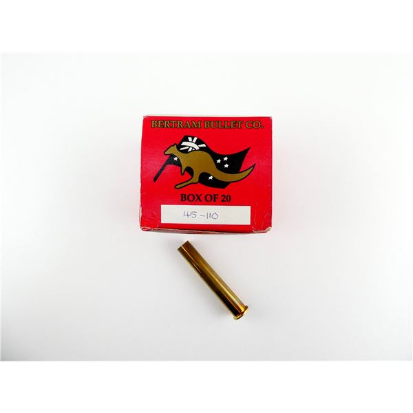 NEW NON-PRIMED BERTRAM BULLET .45-110 BRASS CASES LOT