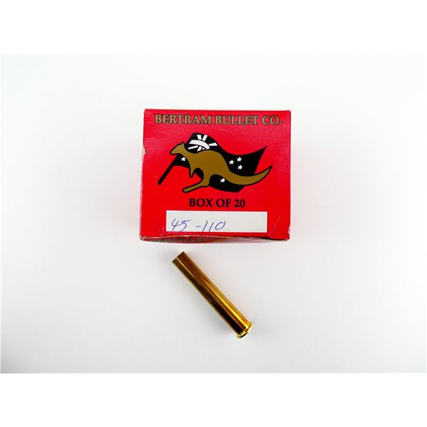 NEW NON-PRIMED BERTRAM BULLET .45-110 BRASS CASES LOT