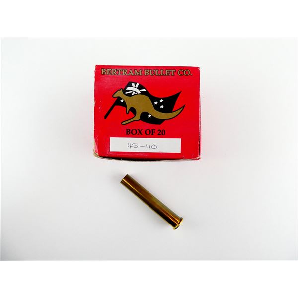 NEW NON-PRIMED BERTRAM BULLET .45-110 BRASS CASES LOT