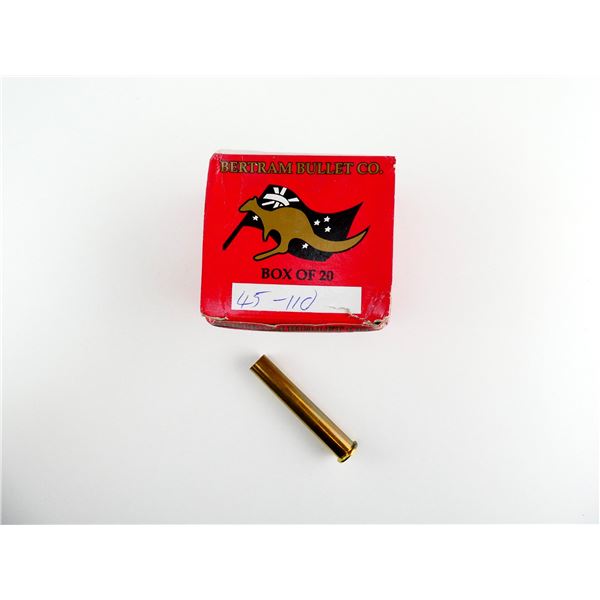 NEW NON-PRIMED BERTRAM BULLET .45-110 BRASS CASES LOT